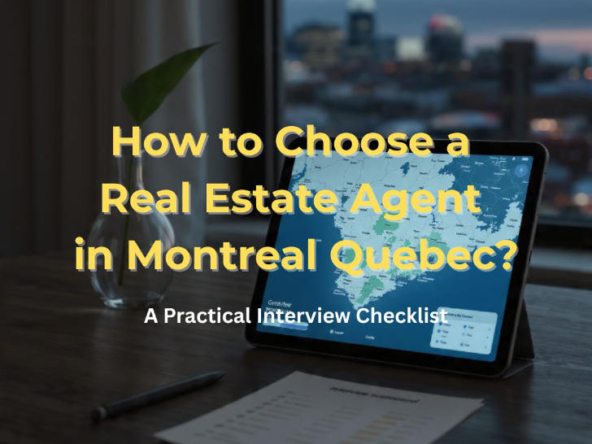 How to Choose a Real Estate Agent in Montreal Quebec: A Practical Interview Checklist