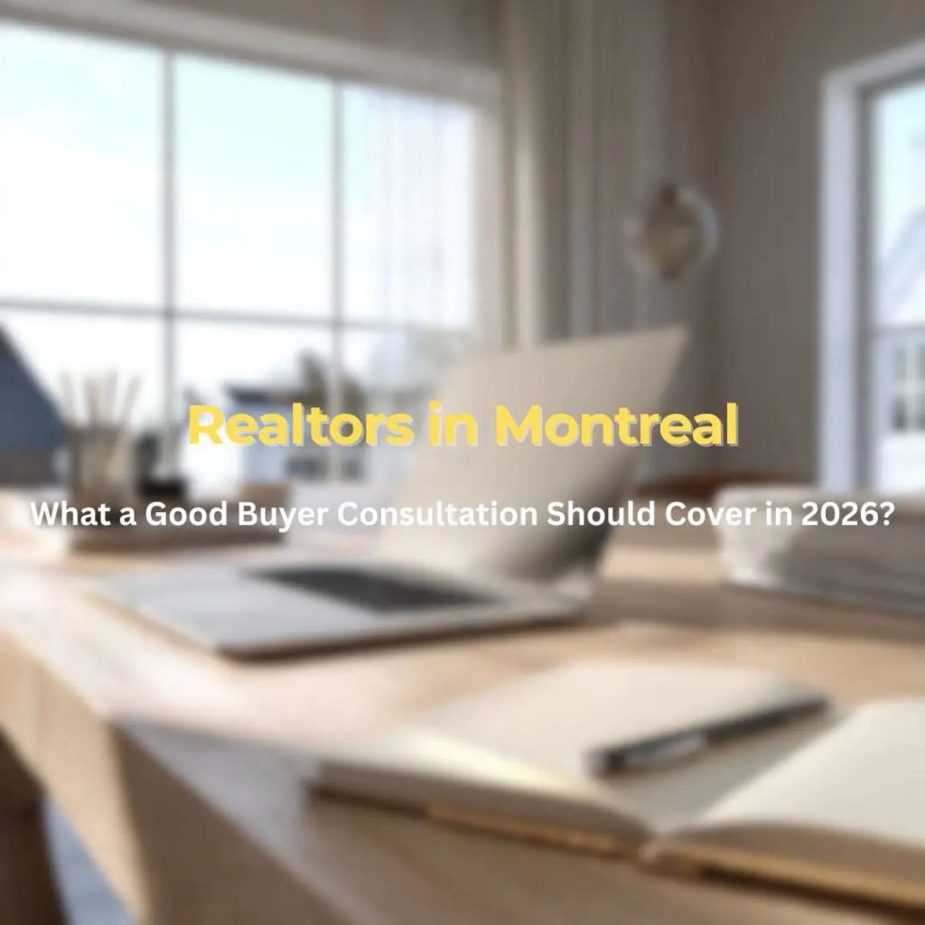 Montreal Realtors What a Good Buyer Consultation Should Cover in 2026